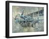 Mustang at Warton-Peter Miller-Framed Giclee Print