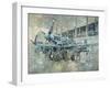 Mustang at Warton-Peter Miller-Framed Giclee Print