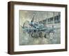 Mustang at Warton-Peter Miller-Framed Giclee Print