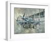 Mustang at Warton-Peter Miller-Framed Giclee Print