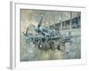 Mustang at Warton-Peter Miller-Framed Giclee Print