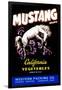 Mustang Brand California Vegetables-null-Framed Art Print