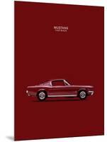 Mustang Fastback 65-Mark Rogan-Mounted Art Print