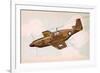 Mustang Fighter Plane-null-Framed Premium Giclee Print