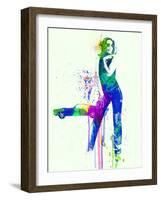 Mustang Girl 2-NaxArt-Framed Art Print