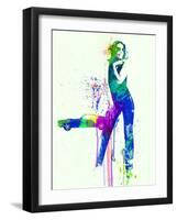 Mustang Girl 2-NaxArt-Framed Art Print