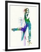 Mustang Girl-NaxArt-Framed Art Print