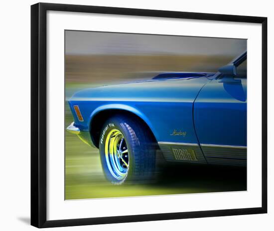 Mustang Mach One-Richard James-Framed Art Print