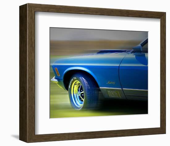 Mustang Mach One-Richard James-Framed Art Print