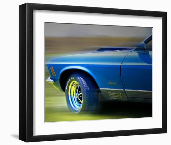 Mustang Mach One-Richard James-Framed Art Print