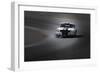 Mustang on the racing Circuit-NaxArt-Framed Photo