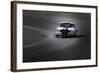 Mustang on the racing Circuit-NaxArt-Framed Photo