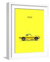 Mustang Shelby GT350 69 Yellow-Mark Rogan-Framed Art Print