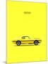 Mustang Shelby GT350 69 Yellow-Mark Rogan-Mounted Art Print