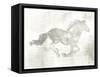 Mustang Study Neutral-Studio Mousseau-Framed Stretched Canvas