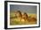 Mustang Wild Horses Two Colts Rest for a Moment-null-Framed Photographic Print