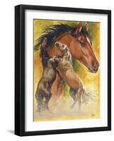 Mustang-Barbara Keith-Framed Giclee Print