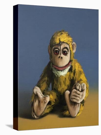 Mustard Monkey, 2017,-Peter Jones-Stretched Canvas