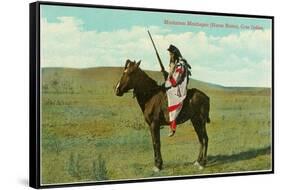 Mustatem Moutiapec on Horseback, Cree Indian-null-Framed Stretched Canvas