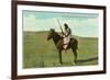 Mustatem Moutiapec on Horseback, Cree Indian-null-Framed Premium Giclee Print