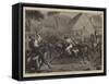 Mustering Cattle in Australia-William Ralston-Framed Stretched Canvas