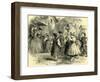 Mustering for the School Treat Switzerland-null-Framed Giclee Print