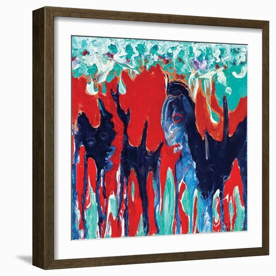 Mutant Beasts, 2011-Carolyn Mary Kleefeld-Framed Giclee Print