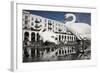 Mute Swans (Cygnus Olor) in Front of the Alsterarkaden-Konrad Wothe-Framed Photographic Print