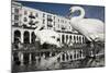 Mute Swans (Cygnus Olor) in Front of the Alsterarkaden-Konrad Wothe-Mounted Photographic Print