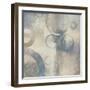 Muted Cobalt I-Michael Marcon-Framed Art Print