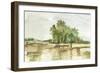 Muted Watercolor II-Ethan Harper-Framed Premium Giclee Print