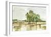 Muted Watercolor II-Ethan Harper-Framed Premium Giclee Print