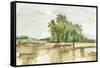 Muted Watercolor II-Ethan Harper-Framed Stretched Canvas