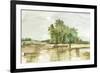 Muted Watercolor II-Ethan Harper-Framed Art Print