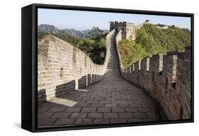 Mutianyu, Great Wall of China, UNESCO World Heritage Site, Mutianyu, China, Asia-Janette Hill-Framed Stretched Canvas