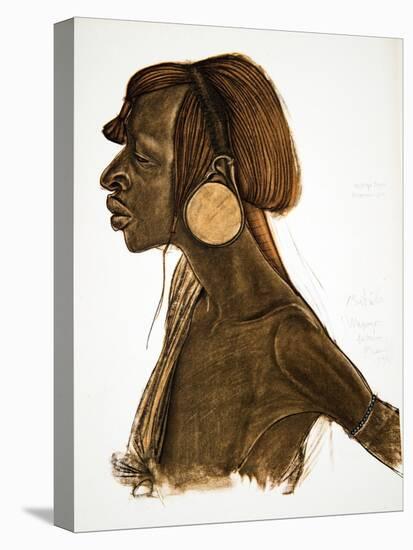 Mutila, M'gogo (Dodoma), from Dessins Et Peintures D'afrique, Executes Au Cours De L'expedition Cit-Alexander Yakovlev-Stretched Canvas