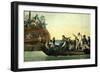 Mutineers Turning Lieutenant Bligh and Part of the Officers and Crew from His Majesty's Ship the Bo-Robert Dodd-Framed Giclee Print