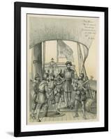 Mutiny Aboard Columbus' Ship the Santa Maria-Andrew Melrose-Framed Giclee Print