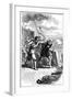 Mutiny on Henry Hudson's Ship, 1611-null-Framed Giclee Print