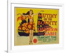 Mutiny on the Bounty, 1935-null-Framed Art Print