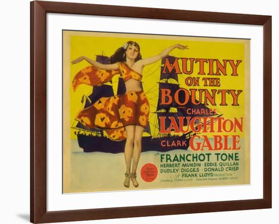 Mutiny on the Bounty, 1935-null-Framed Art Print