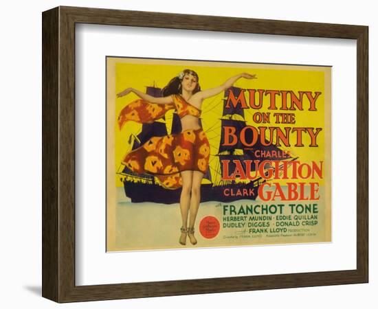 Mutiny on the Bounty, 1935-null-Framed Art Print