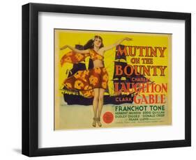 Mutiny on the Bounty, 1935-null-Framed Art Print