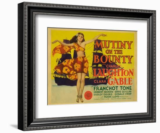 Mutiny on the Bounty, 1935-null-Framed Art Print