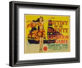 Mutiny on the Bounty, 1935-null-Framed Art Print