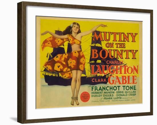 Mutiny on the Bounty, 1935-null-Framed Art Print