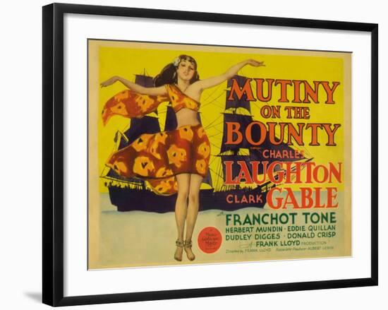 Mutiny on the Bounty, 1935-null-Framed Art Print