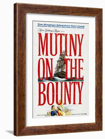 Mutiny On the Bounty, 1962, Directed by Lewis Milestone-null-Framed Giclee Print