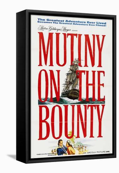 Mutiny On the Bounty, 1962, Directed by Lewis Milestone-null-Framed Stretched Canvas