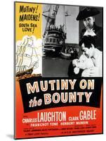 Mutiny on the Bounty, Movita, Clark Gable, Charles Laughton, 1935-null-Mounted Art Print